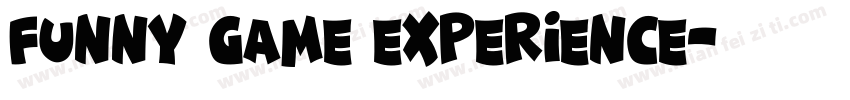 FUNNY GAME EXPERIENCE字体转换